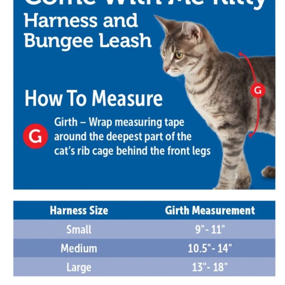 Pet Safe Cat Red Bungee Leash and Harness